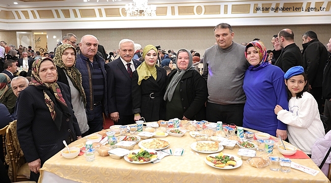 ŞEHİT YAKINLARI VE GAZİLER İÇİN AKSARAY'DA İFTAR DÜZENLENDİ 