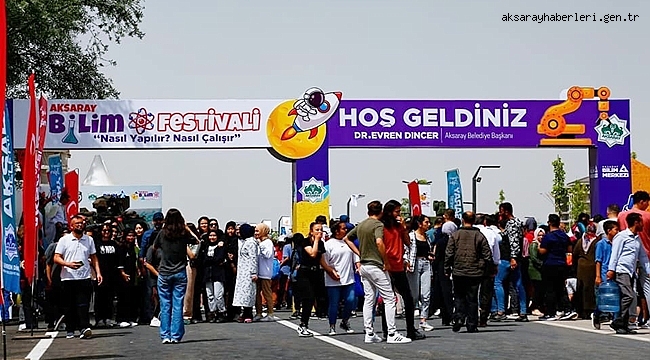 AKSARAY BİLİM FESTİVALİ İÇİN GÜN SAYIYOR