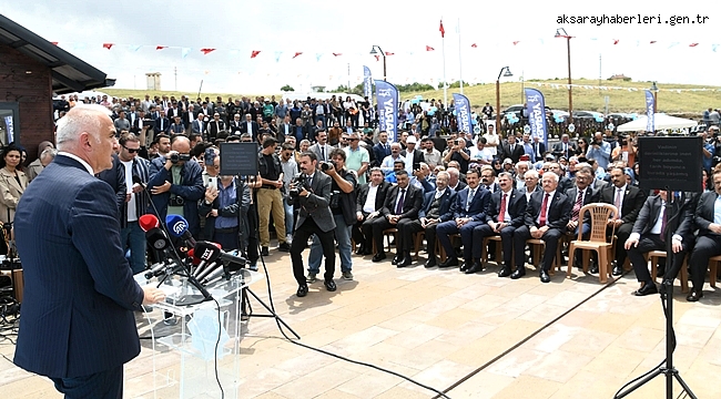 IHLARA VADİSİ CAM TERAS VE KAFETERYA TURİZM BAKANI MEHMET NURİ ERSOY'UN KATILIMLARIYLA AÇILDI