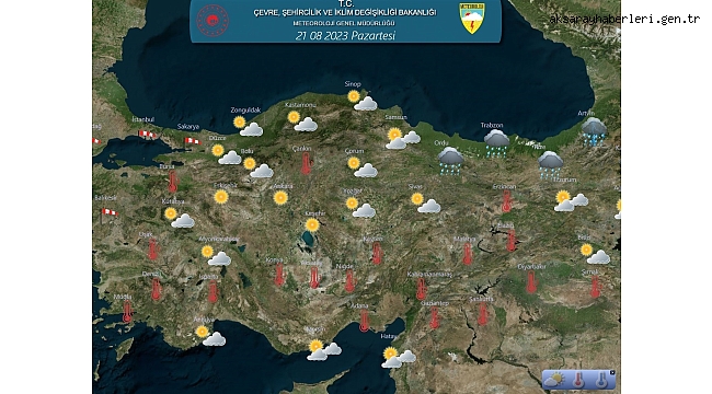 HARKETLİ HAVA DURUMU HARİTALARINDA AKSARAY DAHA NET GÖRÜLECEK
