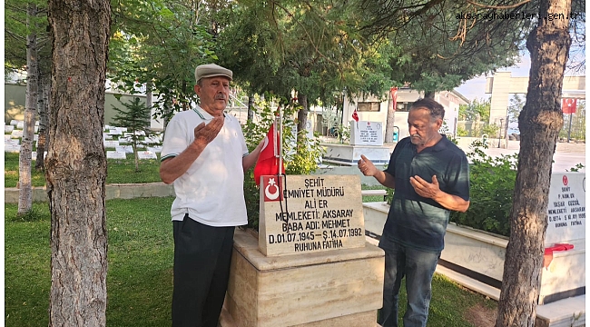 Şehit Ali Er vefatının  32. yılında Mezarı başında anıldı