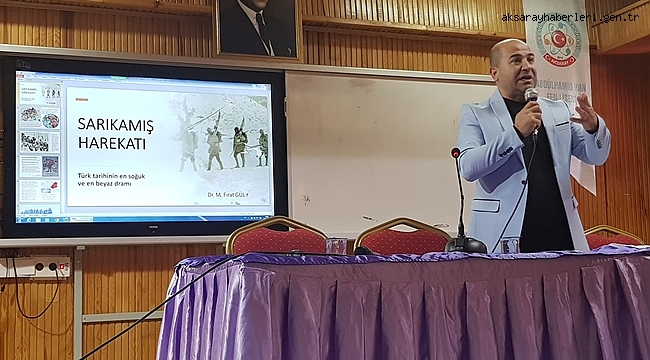 TARİH ARAŞTIRMACISI M.F.GÜL’DEN SARIKAMIŞ DESTANI KONFERANSI!