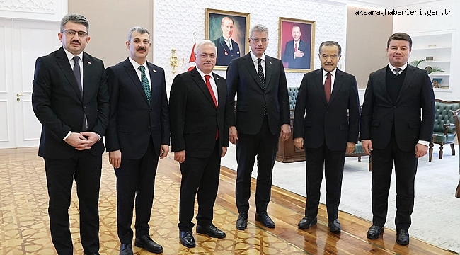 Aksaray Heyetinden Sağlık Bakanı Kemal Memişoğlu'na Ziyaret