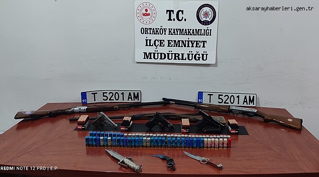 AKSARAY ORTAKÖY'DE SAHTECİLİK SUÇUNDAN 1 KİŞİ YAKALANDI