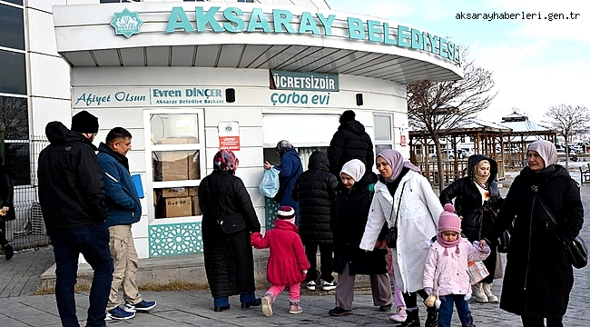 BAŞKAN DİNÇER, “ÇORBA EVİ HİZMETİ, SOSYAL BELEDİYECİLİĞİN EN GÜZEL ÖRNEĞİ”
