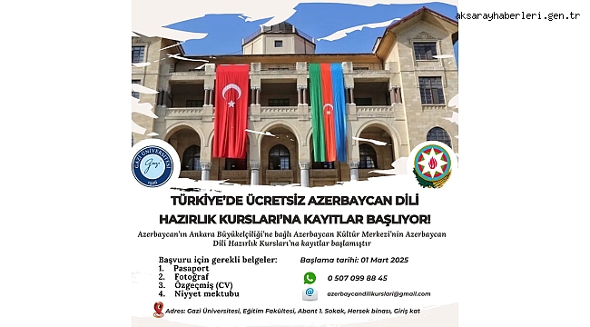 Türkiye’de Azerbaycan dili hazırlık kurslarına kayıtlar başlıyor