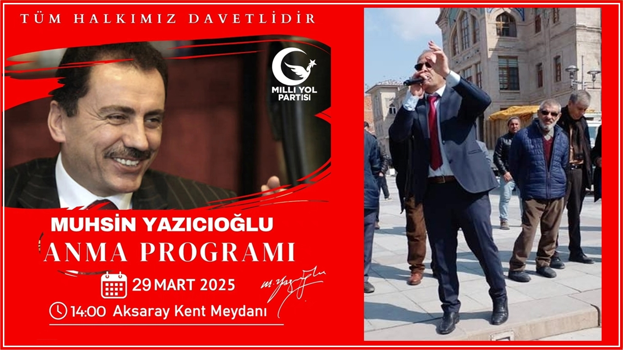 Aksaray'da Muhsin Yazıcıoğlu'nu Anma ve Anlama Programı
