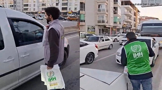 AKSARAY İHH'DAN "İFTARA 5 KALA" İKRAMI