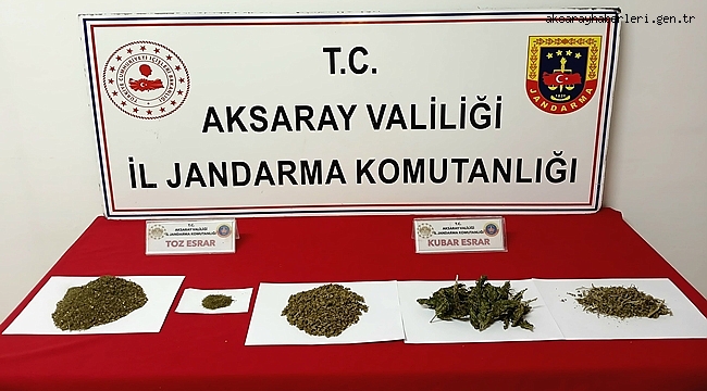 Jandarma Operasyonunda Aksaray'da 1 Kişi Tutuklandı