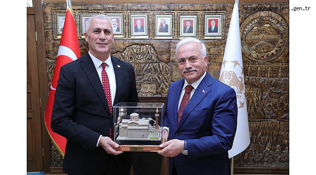 KKTC Ekonomi ve Enerji Bakanı Olgun Amcaoğlu, Aksaray'da Resmi Temaslarda Bulundu