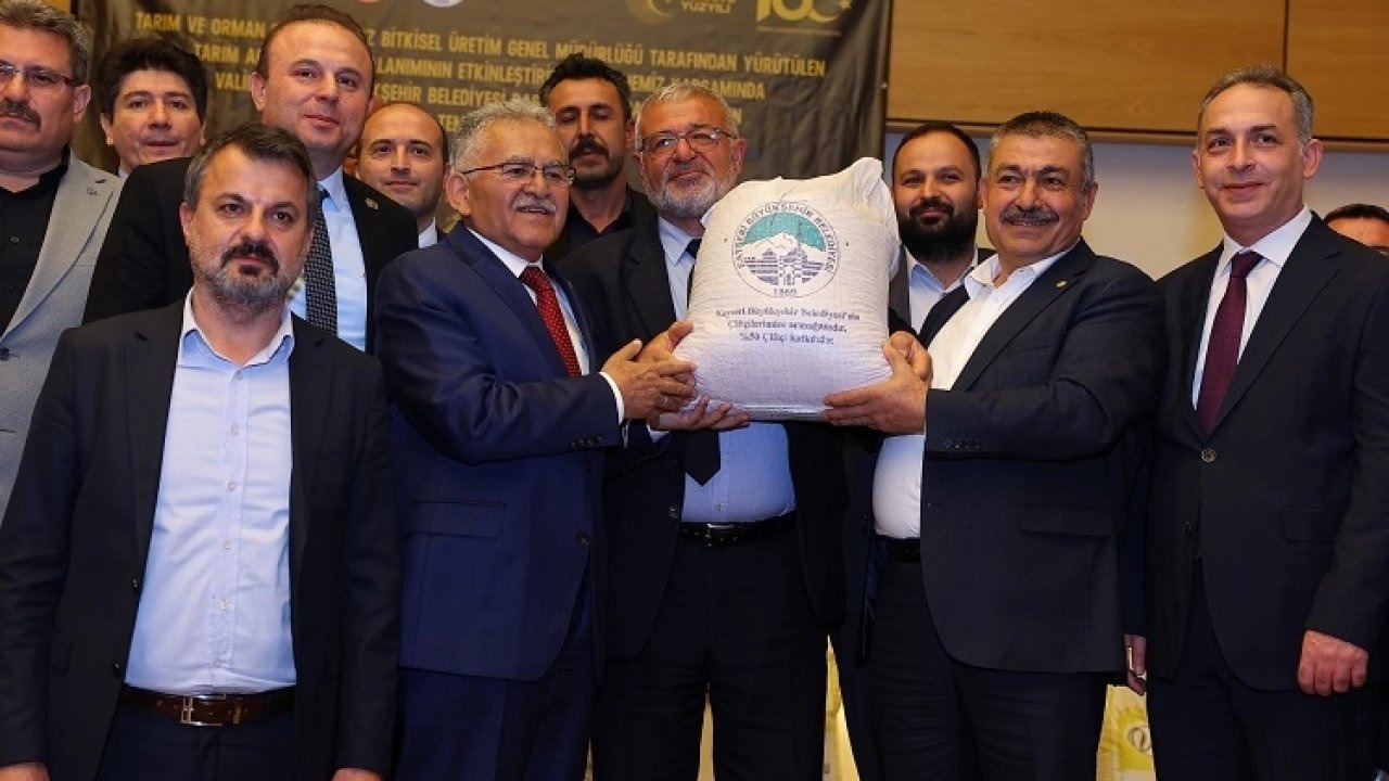 Kayseri Büyükşehir'den tarıma dev katkı