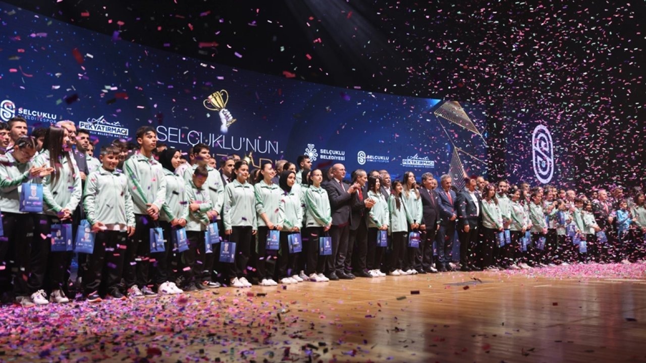 Konya Selçuklu’nun başarılı sporcuları ödüllendirildi