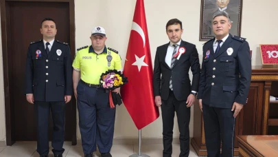 Validen Down Sendromlu polis hayranı Fatih’e anlamlı jest