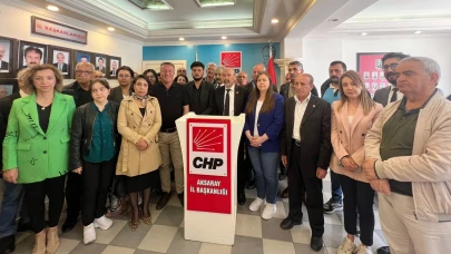 CHP Aksaray İl başkanlığından basın açıklaması...
