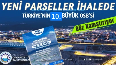 Aksaray OSB'de Genişleme devam, 18 Yeni Parsel Yatırımcıları Bekliyor