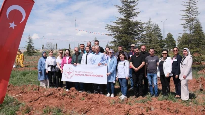 Aksaray'da 6 Mayıs Dünya Astım Günü’nde Farkındalık İçin Fidanlar Toprakla Buluştu