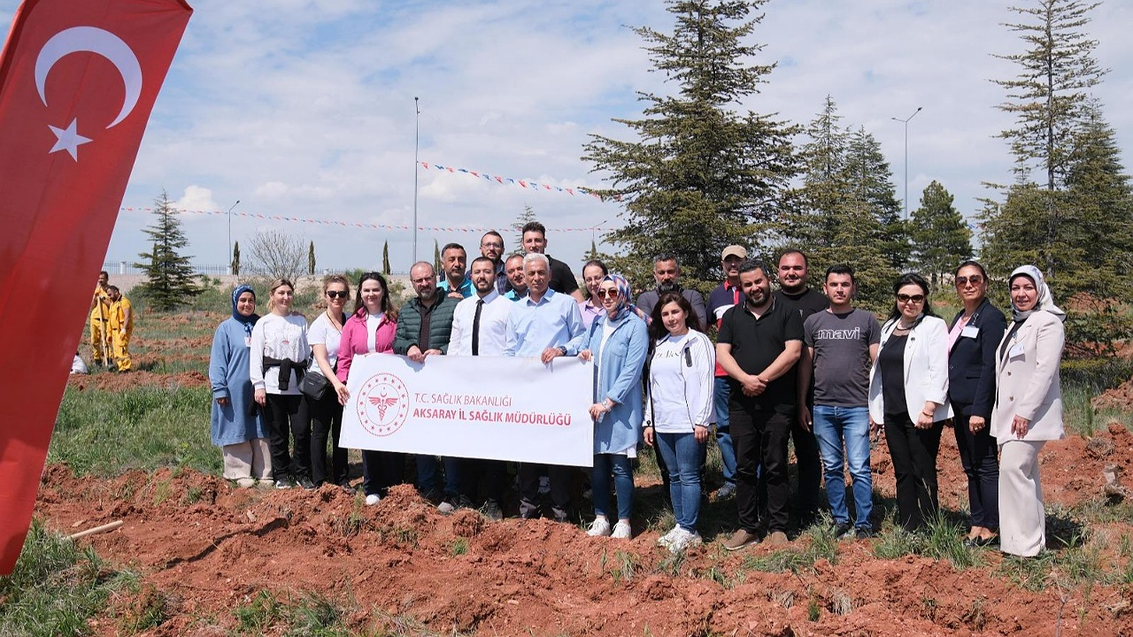 Aksaray'da 6 Mayıs Dünya Astım Günü’nde Farkındalık İçin Fidanlar Toprakla Buluştu