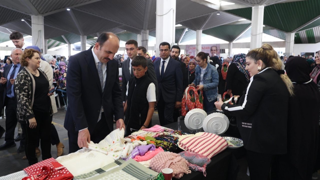 Konya'da KOMEK'den “Kadın emeğine destek, ihtiyaç sahibi annelere nefes” pazarı