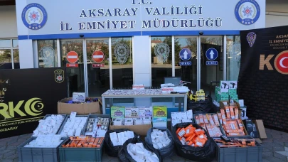 Aksaray emniyetince yapılan operasyonda 3 kişi turuklandı