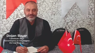 CAMİLİÖREN KÖYÜ DERNEĞİ BAŞKANI DOĞAN BAYAR 3. KEZ GÜVEN TAZELEDİ