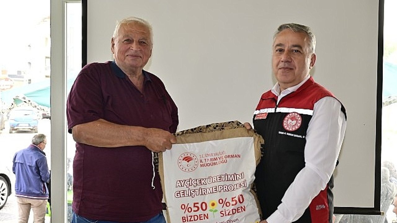 Ayçiçeği Üreticilerine Yerli Tohum Desteği
