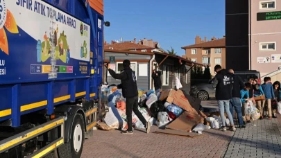 Konya Selçuklu'da okullardan 222 bin kilo atık toplandı