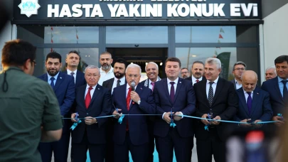 Aksaray Hasta yakını konuk evi yoğun katılımla hizmete açıldı