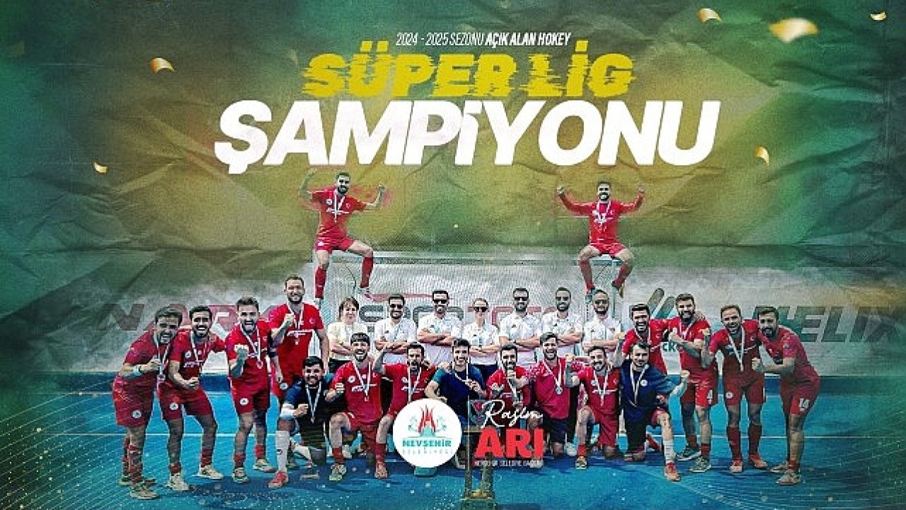 Nevşehir Belediyesi SK Erkek Hokey Takımı TÜRKİYE ŞAMPİYONU