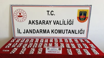 Konya'dan Aksaray'a yüzlerce uyuşturucu hap getiren şahıs yakalandı