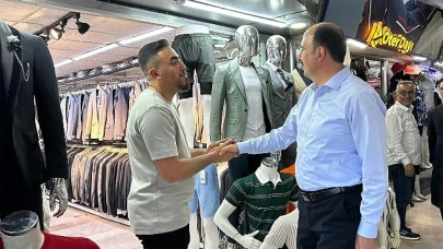 Başkan Altay Bayram Alışverişine Çıkan Konyalıları ve Esnafları Ziyaret Etti