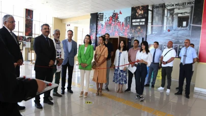 ASÜ'de Filistin halkına destek sergisi açıldı