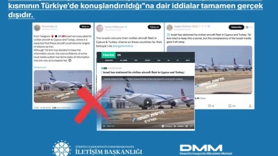 İletişim'den "İsrail Uçakları Türkiye’de" iddialarına yalanlama!