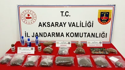Aksaray'da Uyuşturucu Taciri 5 kişi yakalandı