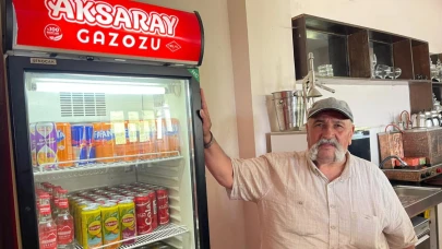 HASAN DAĞININ MİSAFİRLERİNE İKRAM “AKSARAY GAZOZU”