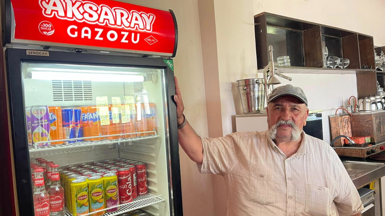HASAN DAĞININ MİSAFİRLERİNE İKRAM “AKSARAY GAZOZU”