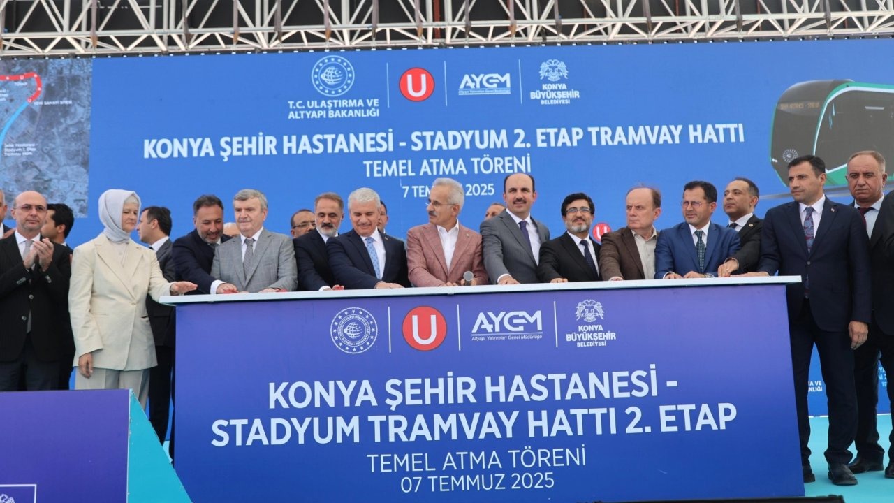 Konya’ya yeni tramvay hattı... Konya’nın raylı sistem ağı genişliyor