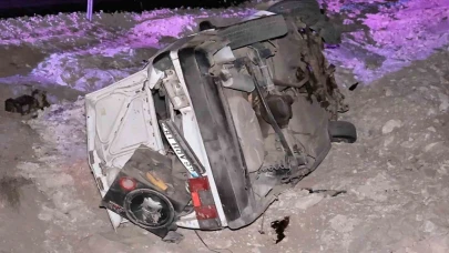 Aksaray'da Alkollü ve Ehliyetsiz sürücü kaza yaptı