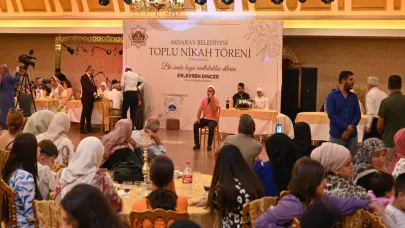Aksaray Belediyesi Toplu Nikah Töreni İle Aile Kurumunun Temelini Güçlendirdi