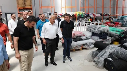 Vali Kumbuzoğlu Aksaray OSB’de Fabrikaları Ziyaret Etti