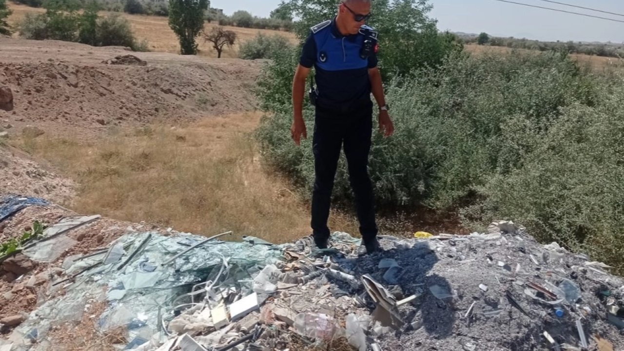 Nevşehir zabıtasından çevre kirliliğiyle mücadele