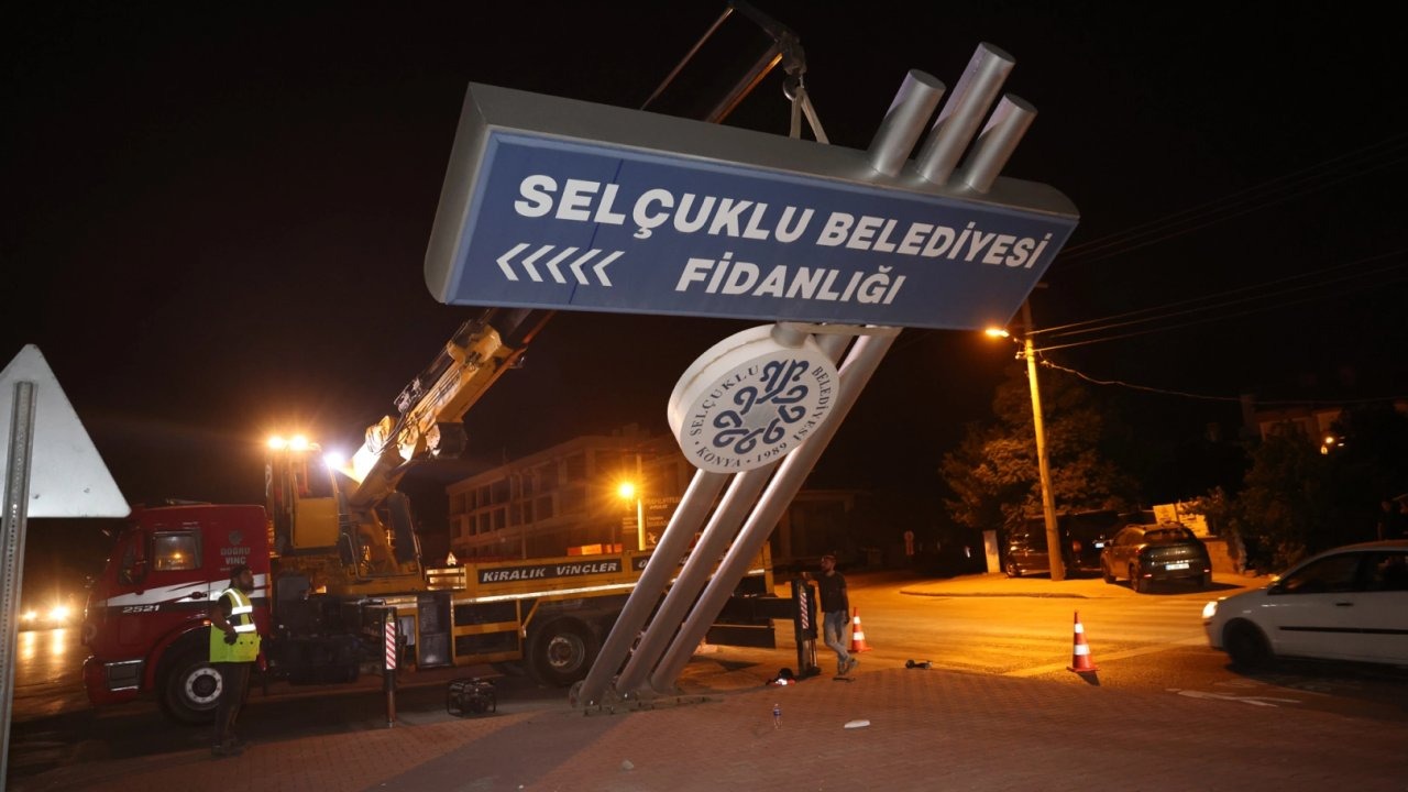 Konya Büyükşehir'in şehir estetiğine bir destek de Selçuklu'dan