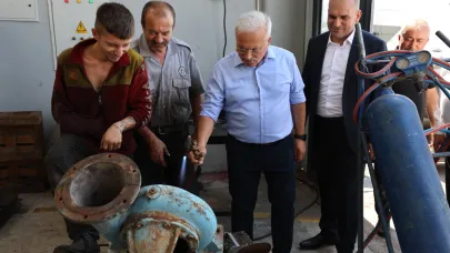 Vali Mehmet Ali Kumbuzoğlu Aksaray Sanayi Sitesini ziyaret etti