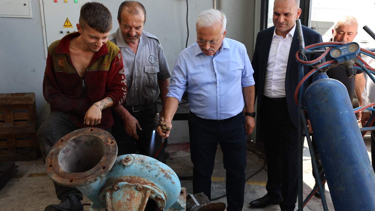 Vali Mehmet Ali Kumbuzoğlu Aksaray Sanayi Sitesini ziyaret etti
