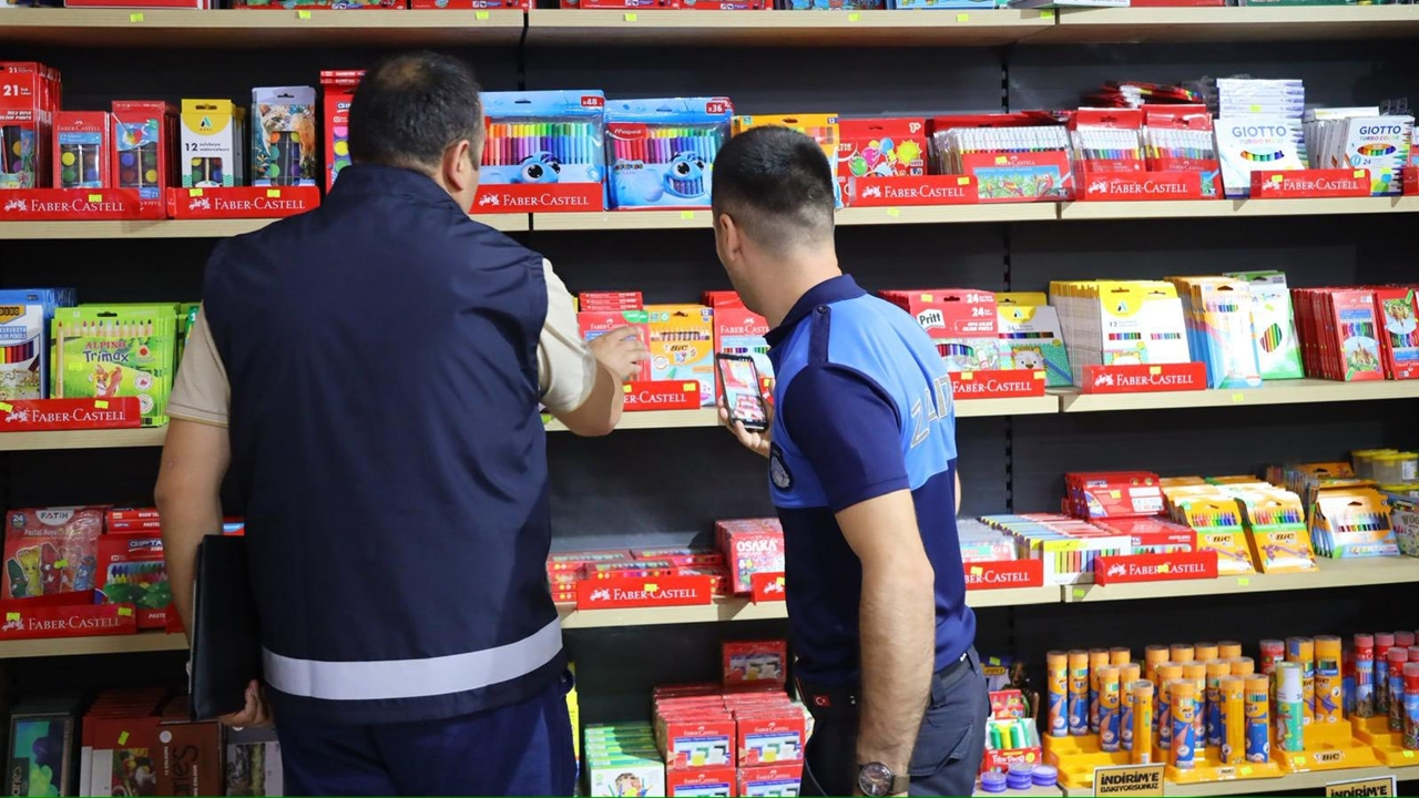 Aksaray’da Kırtasiyelere Sıkı Denetim