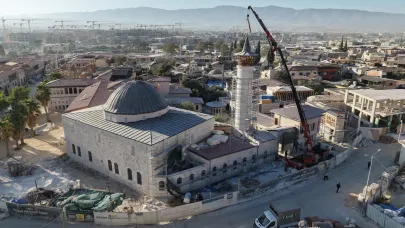 KONYA'DA HATAY HABİB-İ NECCAR CAMİİ’NİN YENİDEN RESTORASYONUNDA SONA YAKLAŞILDI