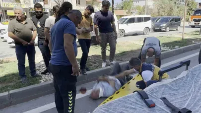 Aksaray'da bir otomobil yaşlı vatandaşa çarpıp kaçtı