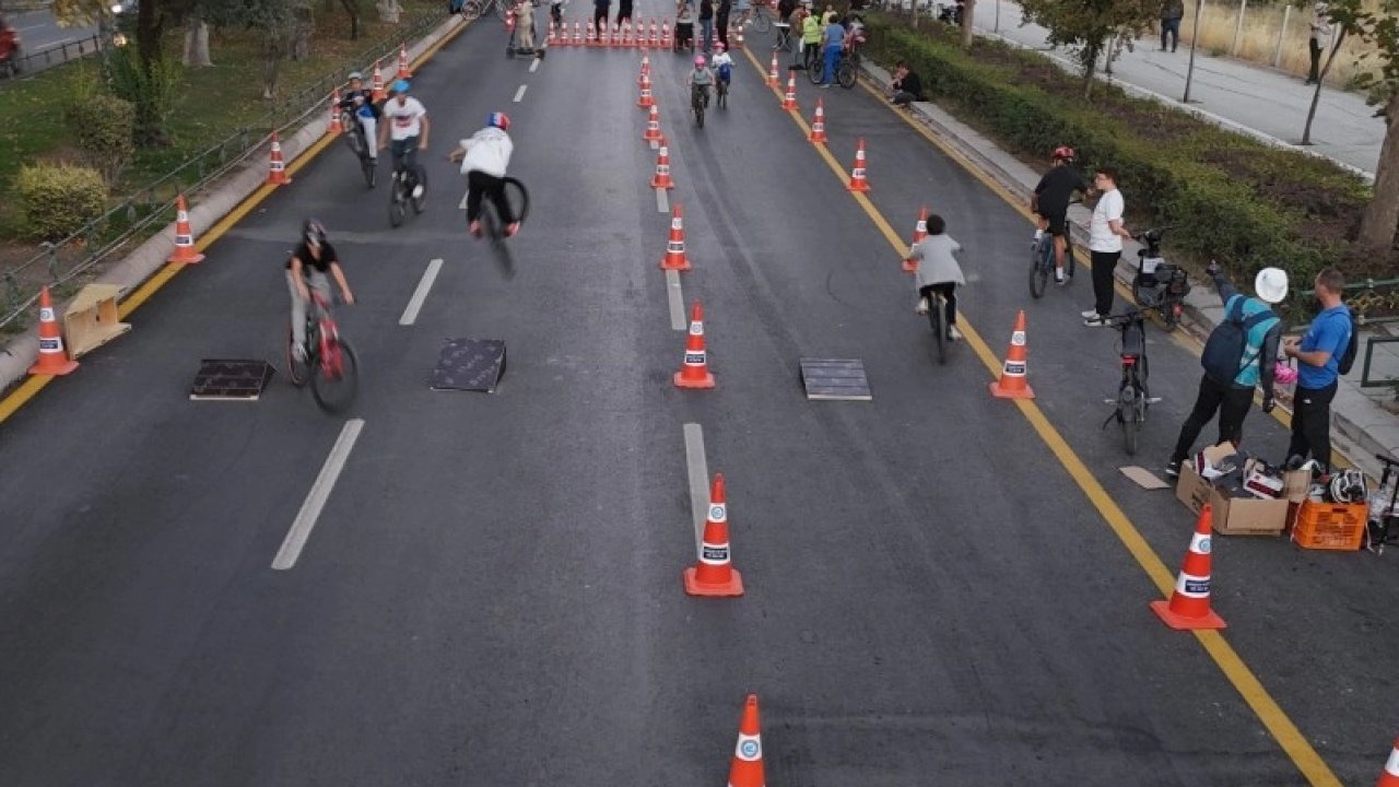 Eskişehir’de “Dünya Otomobilsiz Kent Günü” ilk kez kutlandı