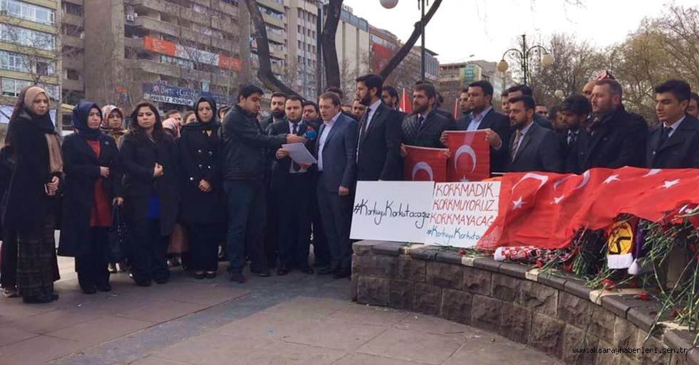 81 İL’İN AK GENÇLİĞİ: KORKMUYORUZ, KORKMAYACAĞIZ