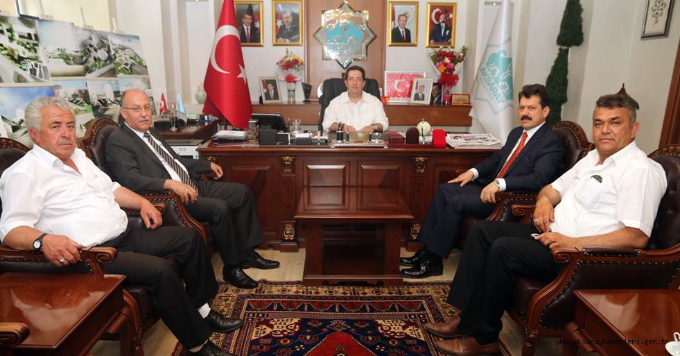 ADANA VE MERSİN BAŞSAVCILARI BAŞKAN YAZGI’YI ZİYARET ETTİ