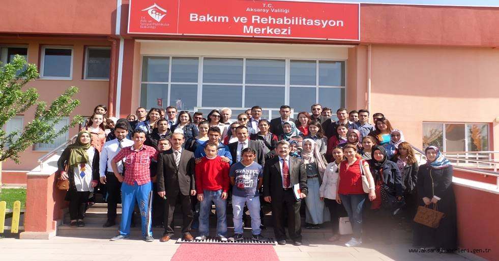 ADAY ÖĞRETMENLERDEN REHABİLİTASYON MERKEZİNE ZİYARET